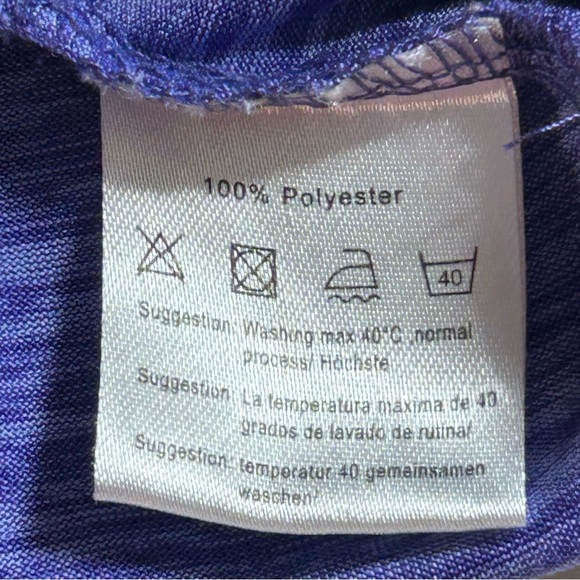 Pinspark Women's Heathered Purple Workout Sporty Zip Hooded Jacket Size M - Picture 9 of 10